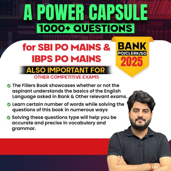 A power capsule 1000+ question for SBI & IBPS PO Mains also important for other competitive exams