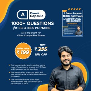 A power capsule 1000+ question for SBI & IBPS PO Mains also important for other competitive exams