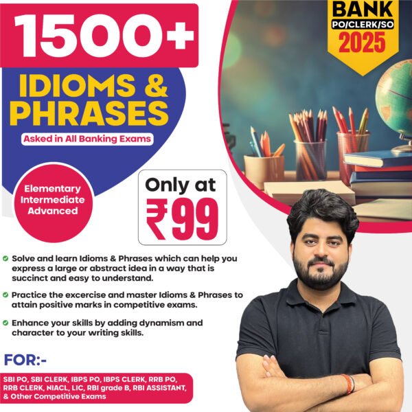 1500+ Idioms & Phrases For Bank & Other Competitive Exams